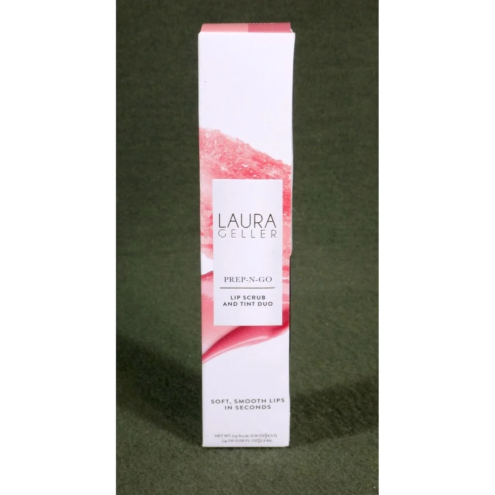 Laura Geller PREP-N-GO Lipi & Tint Duo Rush Hour pink new sealed in box
